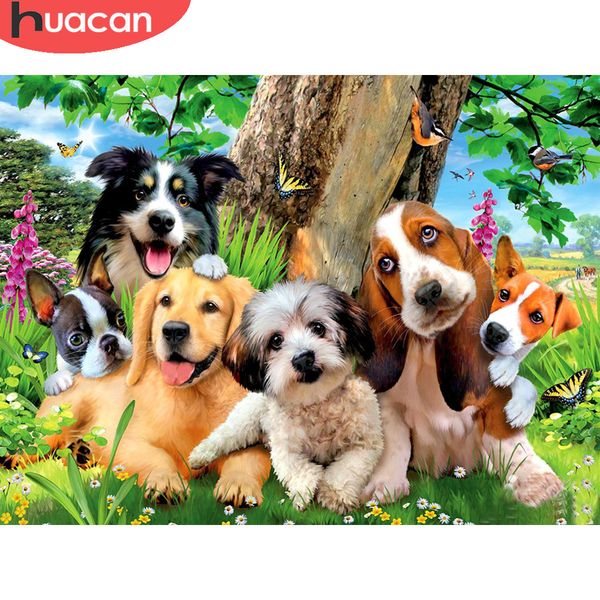 huacan 5d diy diamond painting dog full square round embroidery animal mosaic needlework decor new arrival
huacan 5d diy diamond painting dog full square round embroidery animal mosaic needlework decor new arrival