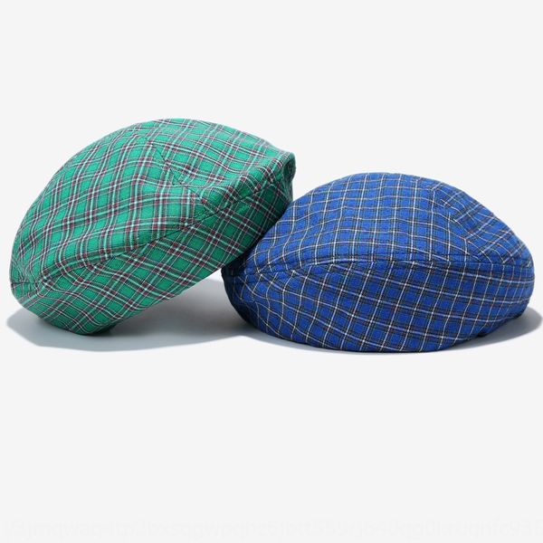 2019 autumn new british painter hat ins fashion hipster net red plaid female painter's hat beret beret, Blue;gray
2019 autumn new british painter hat ins fashion hipster net red plaid female painter's hat beret beret, Blue;gray