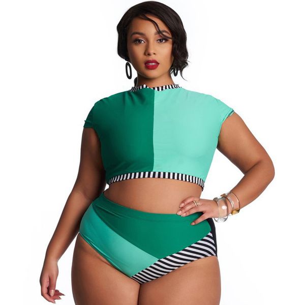 2020 new plus size swimwear women bikini high waist swimsuit contrast color bikini set large size bathing suits beach wear 4xl
2020 new plus size swimwear women bikini high waist swimsuit contrast color bikini set large size bathing suits beach wear 4xl