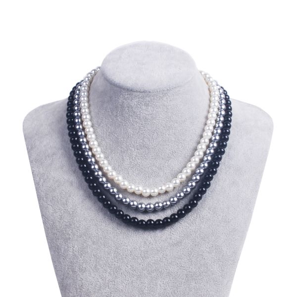 howaway round imitation pearl choker necklace multi strands choker 20s flapper necklace diy handmade bead themed party, Silver
howaway round imitation pearl choker necklace multi strands choker 20s flapper necklace diy handmade bead themed party, Silver