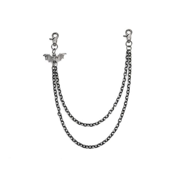 men's motorcycle jean biker wallet belt chains charm three layers hip- metal keychain pant chain fashion men jewelry dr102, Silver
men's motorcycle jean biker wallet belt chains charm three layers hip- metal keychain pant chain fashion men jewelry dr102, Silver