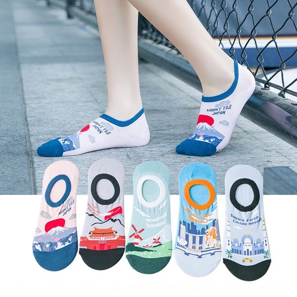 spring and summer women's silicone invisible cotton cartoon map shallow mouth boat socks low silicone anti-skid invisible socks, Pink;yellow
spring and summer women's silicone invisible cotton cartoon map shallow mouth boat socks low silicone anti-skid invisible socks, Pink;yellow