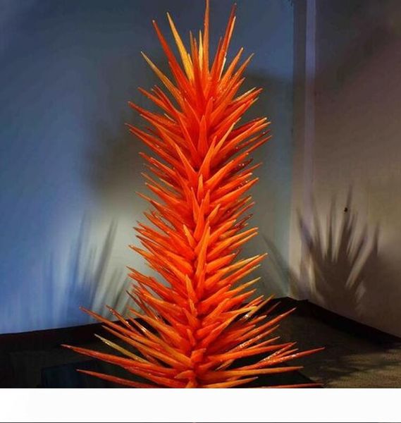 wholesale hand blown glass tree floor lamp orange murano blown glass conifer sculpture for party garden art decoration
wholesale hand blown glass tree floor lamp orange murano blown glass conifer sculpture for party garden art decoration