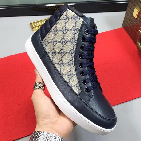 comfortable men 's high sneaker sports mens shoes fashion classic footwears lace -up casual luxury men shoes scarpe sportive da uo, Black 
comfortable men 's high sneaker sports mens shoes fashion classic footwears lace -up casual luxury men shoes scarpe sportive da uo, Black