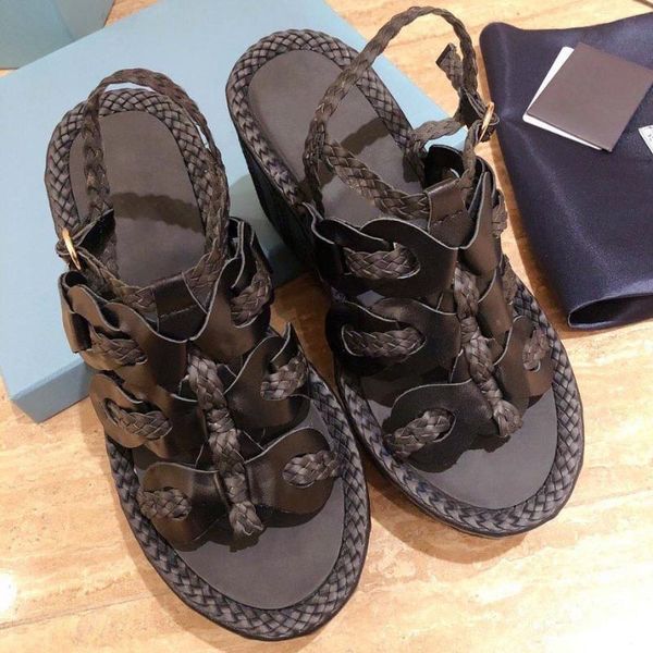 2020 women sandals buckle strap women shoes weave high heels fashion sandals genuine leather summer shoes woman, Black
2020 women sandals buckle strap women shoes weave high heels fashion sandals genuine leather summer shoes woman, Black