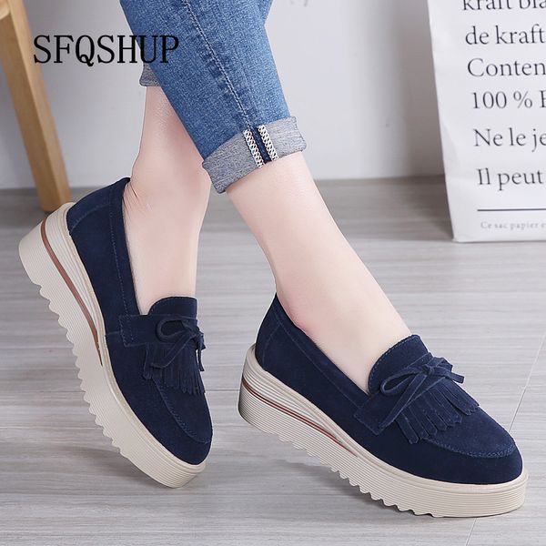 autumn women platform shoes leather suede plush slip on sneakers chaussure femme tassel fringe loafers moccasins women shoes, Black
autumn women platform shoes leather suede plush slip on sneakers chaussure femme tassel fringe loafers moccasins women shoes, Black