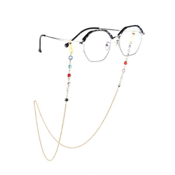 jewelry new fashion accessories colored diamond decorative accessory glasses online red glasses chain y002, Blue
jewelry new fashion accessories colored diamond decorative accessory glasses online red glasses chain y002, Blue