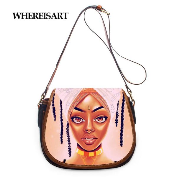 whereisart women casual shoulder bag afriacn art black girl printed ladies crossbody/messenger bag saddle bags for female
whereisart women casual shoulder bag afriacn art black girl printed ladies crossbody/messenger bag saddle bags for female