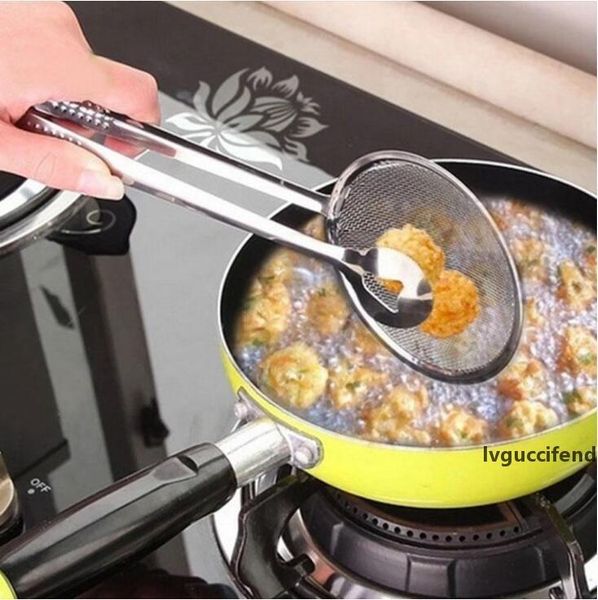 kitchen oil-frying filter basket stainless steel filter spoon with clip multi-functional kitchen strainer other kitchen tools
kitchen oil-frying filter basket stainless steel filter spoon with clip multi-functional kitchen strainer other kitchen tools