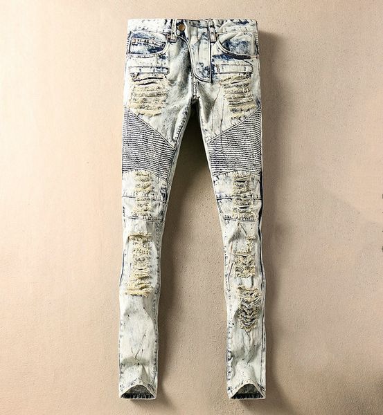 2020ss new brand men designer jeans hip hop pants luxury fashion holes italy jogging designer jeans size 28-38, Blue
2020ss new brand men designer jeans hip hop pants luxury fashion holes italy jogging designer jeans size 28-38, Blue