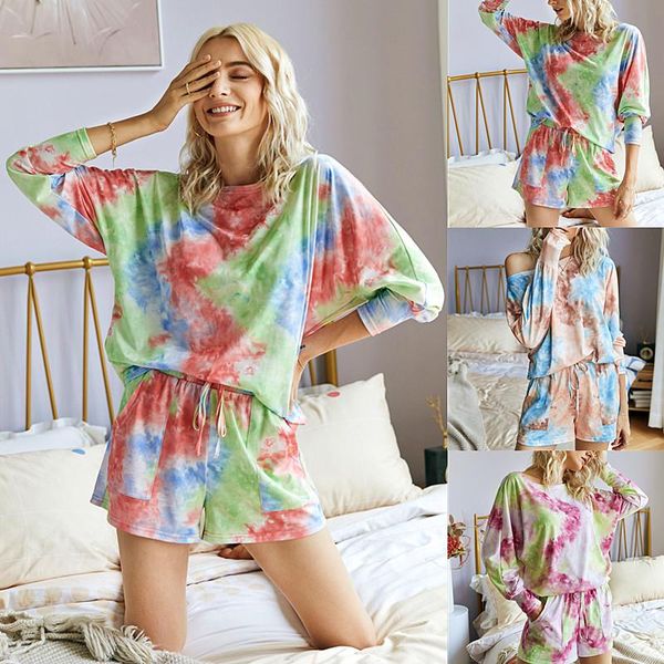 оригинальный дизайн мода повседневная рубашка шорты два-piece set summer tie-dye сыпучие-fit три четверти женская верхняя костюм женский s-x, White
оригинальный дизайн мода повседневная рубашка шорты два-piece set summer tie-dye сыпучие-fit три четверти женская верхняя костюм женский s-x, White