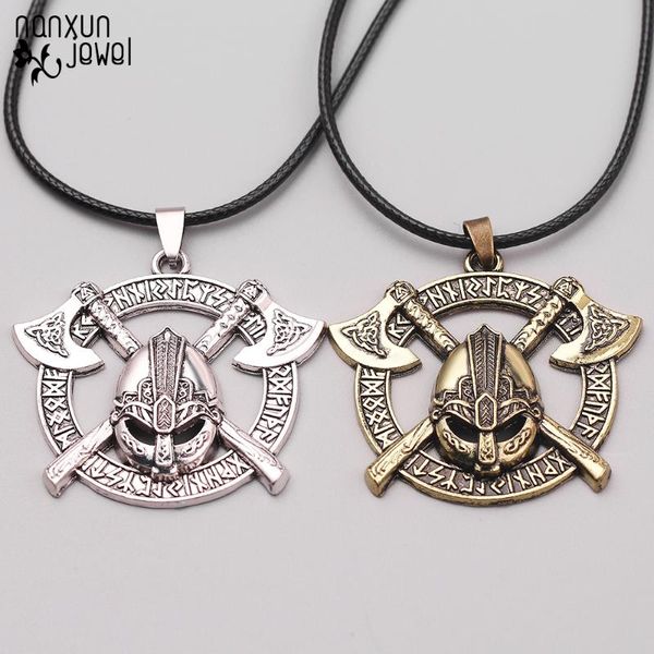 viking helmet necklace pendants hammer of thor mask for men vintage leather rope chain necklaces statement jewelry gifts, Silver
viking helmet necklace pendants hammer of thor mask for men vintage leather rope chain necklaces statement jewelry gifts, Silver