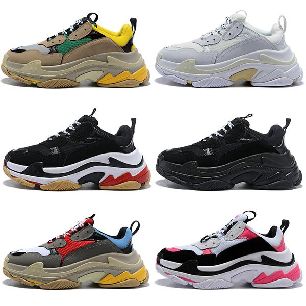 2020 chaussures new fashion paris triple-s dad old shoes platform sneakers triple s mens womens tripler casual sports trainers zapatos 36-45, Black
2020 chaussures new fashion paris triple-s dad old shoes platform sneakers triple s mens womens tripler casual sports trainers zapatos 36-45, Black