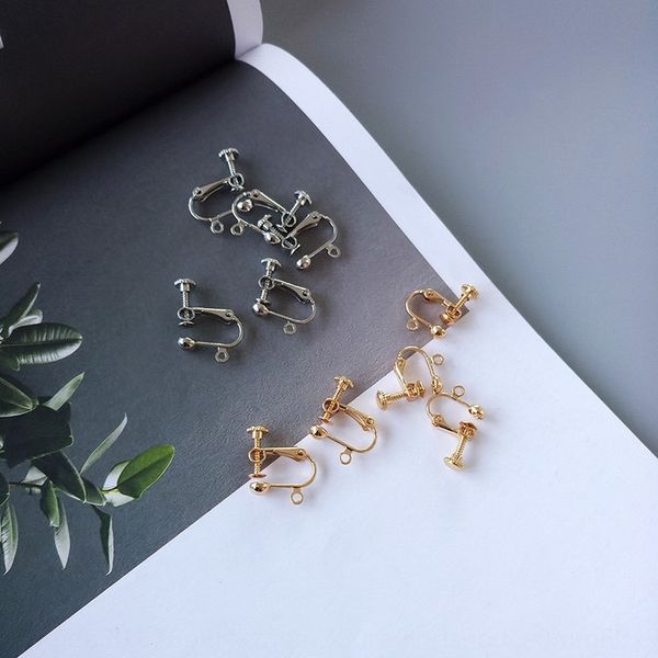 hand-made minimalist personalized ear ring handmade diy screw diy accessories female accessories ear-hole ear clip, Silver
hand-made minimalist personalized ear ring handmade diy screw diy accessories female accessories ear-hole ear clip, Silver