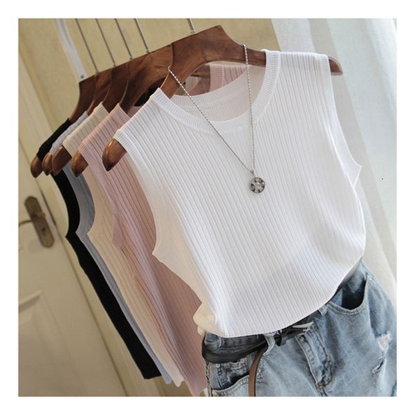 white knitted tank women sleeveless vest women o neck solid tank fashion female casual knit woman shirt femme
white knitted tank women sleeveless vest women o neck solid tank fashion female casual knit woman shirt femme