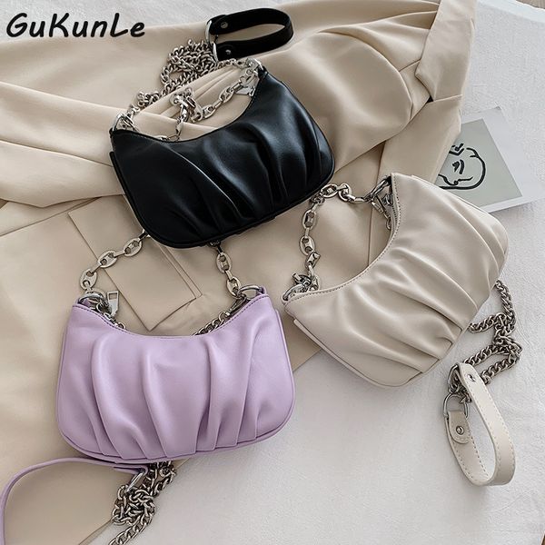 soft pu leather pleated shoulder bag women 2020 luxury designer chain handbag female purse fashion
soft pu leather pleated shoulder bag women 2020 luxury designer chain handbag female purse fashion