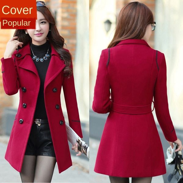 30lws clothing korean style slim wool mid-length new women's clothing new korean style slim wool woolwoolen coat women's mid-lengt, Black
30lws clothing korean style slim wool mid-length new women's clothing new korean style slim wool woolwoolen coat women's mid-lengt, Black