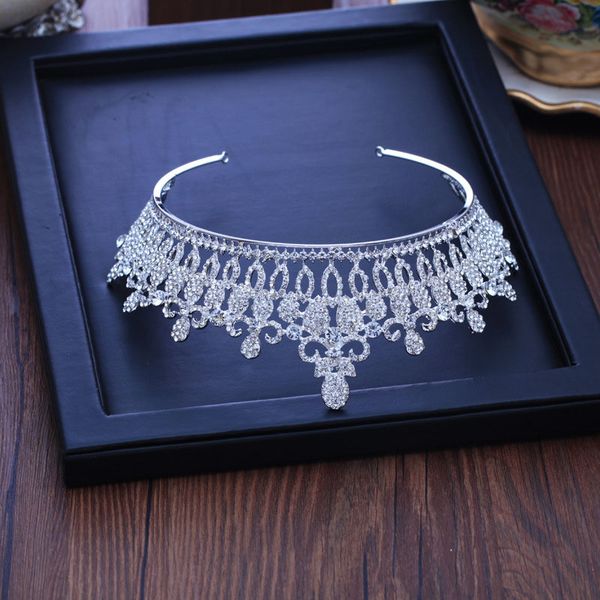 forseven baroque bridal jewelry silver color full rhinestone crystal tiara crown headpiece women wedding hair accessoriesjl mx200720, White;golden
forseven baroque bridal jewelry silver color full rhinestone crystal tiara crown headpiece women wedding hair accessoriesjl mx200720, White;golden
