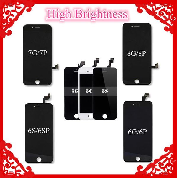 высокая яркость grade a +++ для iphone 5s se 6 6s 7 8 plus lcd сенсорный экран digitizer полное собрание свободный dhl
высокая яркость grade a +++ для iphone 5s se 6 6s 7 8 plus lcd сенсорный экран digitizer полное собрание свободный dhl