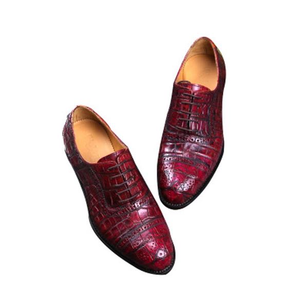 yulonggongwu crocodile shoes bullock men shoes men formal british pointed carving flowers leather, Black
yulonggongwu crocodile shoes bullock men shoes men formal british pointed carving flowers leather, Black