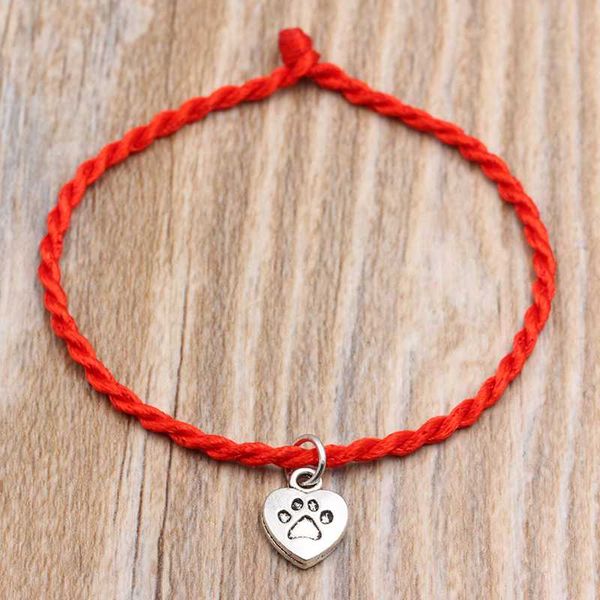 dog prints heart charms bracelets red thread string bracelet lucky red handmade rope bracelet women men lover couple gift, Black
dog prints heart charms bracelets red thread string bracelet lucky red handmade rope bracelet women men lover couple gift, Black
