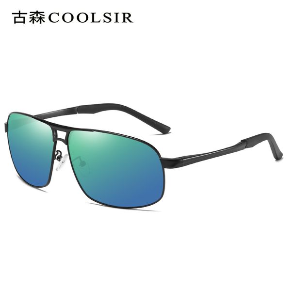 fashion retro metal sunglasses for men, White;black 
fashion retro metal sunglasses for men, White;black