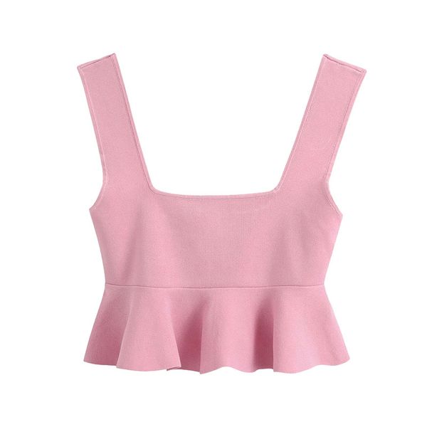 women's blouses & shirts 2021 women sweet fashion ruffled short knitted strap vintage chic square collar sleeveless pink yellow, White
women's blouses & shirts 2021 women sweet fashion ruffled short knitted strap vintage chic square collar sleeveless pink yellow, White