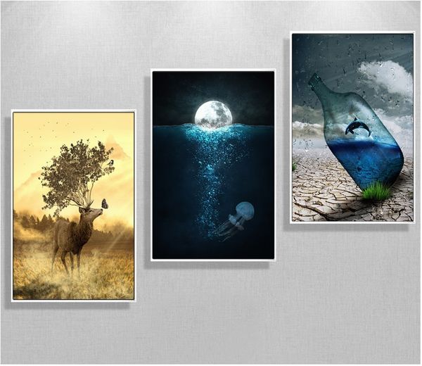 vintage roe deer sea landscape canvas art print painting poster modular wall pictures for children room home decoration unframed
vintage roe deer sea landscape canvas art print painting poster modular wall pictures for children room home decoration unframed