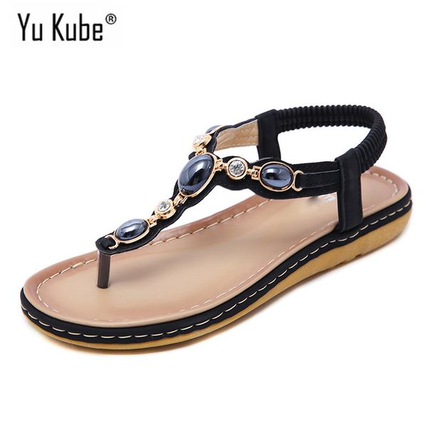 yu kube summer shoes woman sandals sandalias mujer 2020 new soft slides bohemia flip flops flat ladies beach sandals plus size, Black
yu kube summer shoes woman sandals sandalias mujer 2020 new soft slides bohemia flip flops flat ladies beach sandals plus size, Black