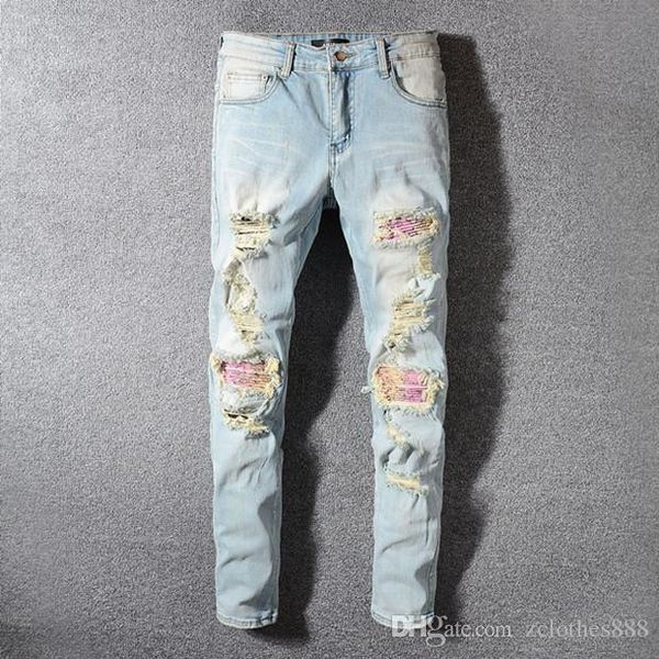 2020 мужских дизайнерских брюки нового стиля casual тощего sweatpants mens конструктора джинсы падение мужского узкие джинсы мотоциклетных м, Blue
2020 мужских дизайнерских брюки нового стиля casual тощего sweatpants mens конструктора джинсы падение мужского узкие джинсы мотоциклетных м, Blue