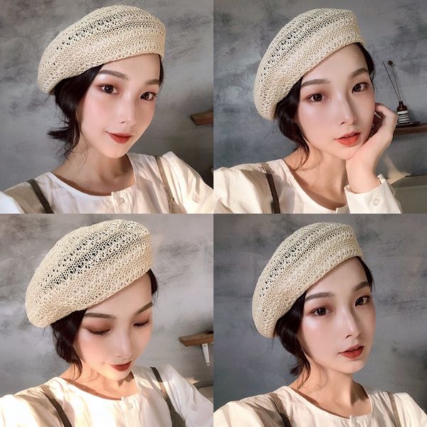female korean fashion autumn thin ins wind hat korean all-match web celebrity beret british beret hat, Blue;gray
female korean fashion autumn thin ins wind hat korean all-match web celebrity beret british beret hat, Blue;gray