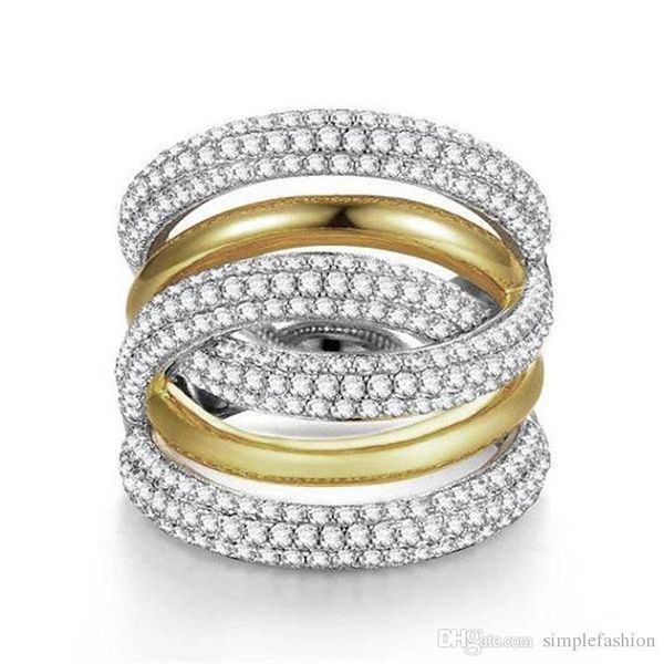 vecalon handmade big finger ring white gold filled full 250pcs diamond cz engagement wedding band rings for women men jewelry, Slivery;golden
vecalon handmade big finger ring white gold filled full 250pcs diamond cz engagement wedding band rings for women men jewelry, Slivery;golden