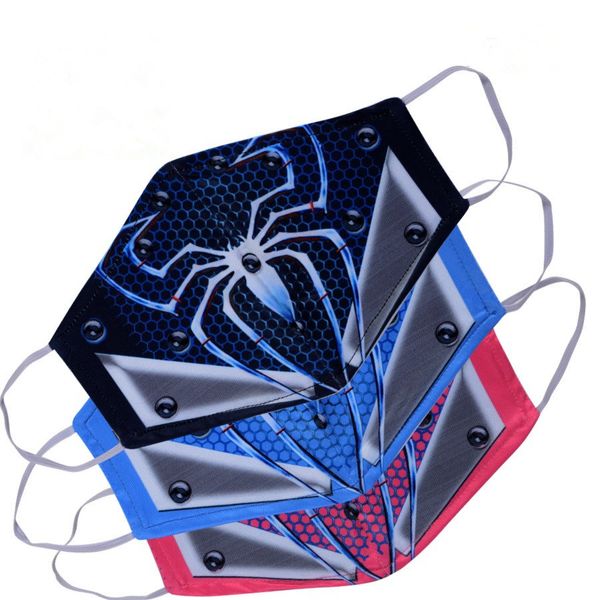 9style cartoon spider mask kids cosplay half face mouth muffle designer boy cotton mask zx02, Blue
9style cartoon spider mask kids cosplay half face mouth muffle designer boy cotton mask zx02, Blue