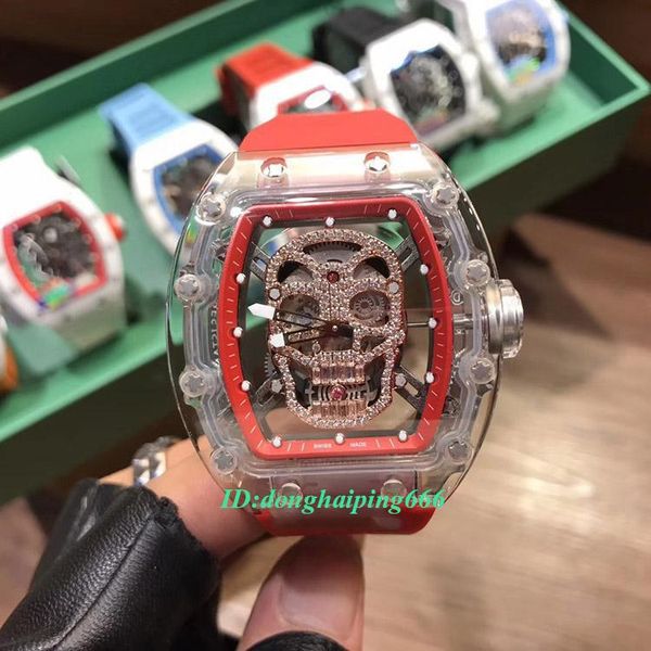 mens designer watchesversion rm 052 acrylic transparent case diamond skull skeleton dial japan miyota automatic rm052 mens w, Slivery;brown
mens designer watchesversion rm 052 acrylic transparent case diamond skull skeleton dial japan miyota automatic rm052 mens w, Slivery;brown