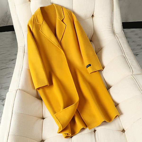loose solid color medium-length women coat 2020 warm coat for women autumn winter all match chic overcoat, Black
loose solid color medium-length women coat 2020 warm coat for women autumn winter all match chic overcoat, Black
