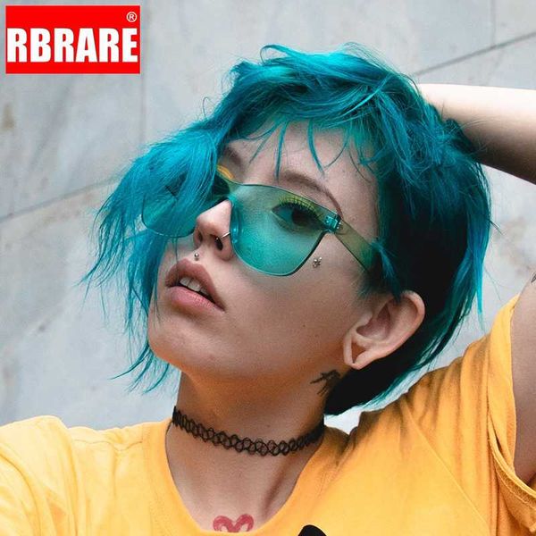 rbrare candy color sunglasses women rimless sun glasses modis transparent street beat vacation okulary, White;black
rbrare candy color sunglasses women rimless sun glasses modis transparent street beat vacation okulary, White;black