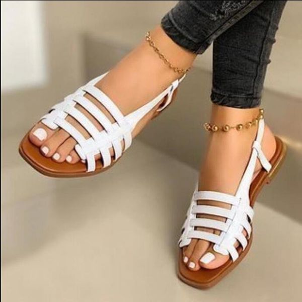 women summer beach flat sandals flats shoes woman gladiator pu leather plus size open toe sandalias mujer sapato feminino d1366, Black
women summer beach flat sandals flats shoes woman gladiator pu leather plus size open toe sandalias mujer sapato feminino d1366, Black