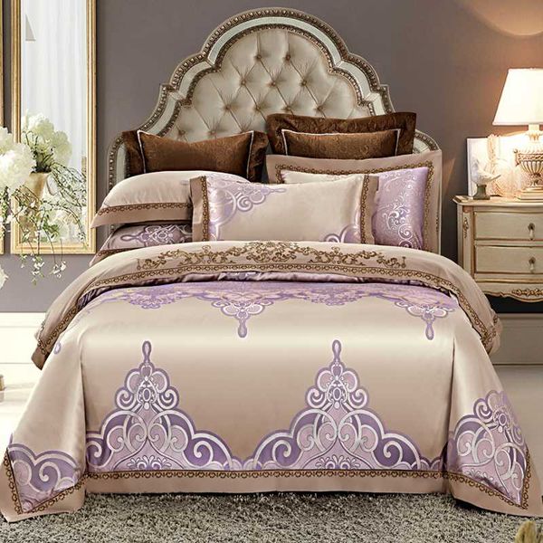 luxury jacquard bedding set king size bed linen silk cotton duvet cover bed sheet set pillowcases
luxury jacquard bedding set king size bed linen silk cotton duvet cover bed sheet set pillowcases