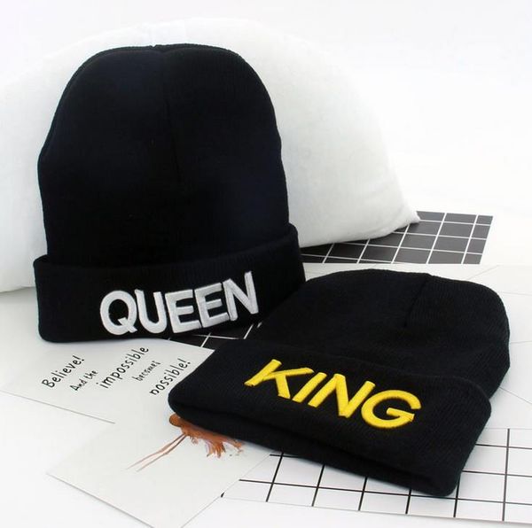 women men skull cap king queen winter hats warm fashion knitted beanie lovers casual sports hip hop street dance head cap, Blue;gray
women men skull cap king queen winter hats warm fashion knitted beanie lovers casual sports hip hop street dance head cap, Blue;gray