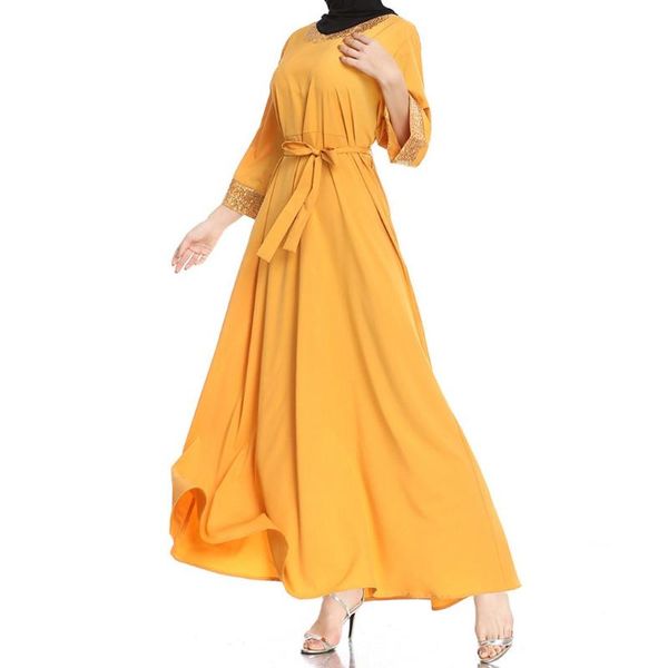 muslim women sequin loose long sleeve round neck festival dress hijab evening dress fake 2 pieces islamic clothes, White;black
muslim women sequin loose long sleeve round neck festival dress hijab evening dress fake 2 pieces islamic clothes, White;black