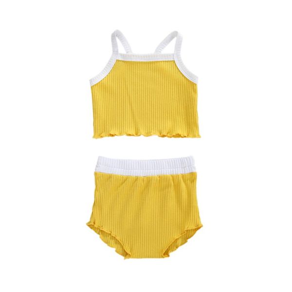 fashion newborn infant baby girls summer shorts sets knit strap tank + solid color shorts 2 pcs casual clothes, White
fashion newborn infant baby girls summer shorts sets knit strap tank + solid color shorts 2 pcs casual clothes, White