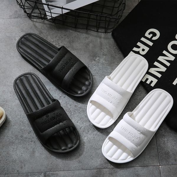 new home slippers household women' summer home indoor couple soft bottom deodorant bathroom bath slip slippers men, Black;grey
new home slippers household women' summer home indoor couple soft bottom deodorant bathroom bath slip slippers men, Black;grey
