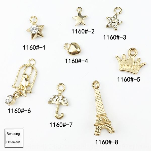 hair accessories pendant bracelet pendant earrings diy earrings necklace tower five-pointed star love birdcage crown diy accessories, Silver
hair accessories pendant bracelet pendant earrings diy earrings necklace tower five-pointed star love birdcage crown diy accessories, Silver