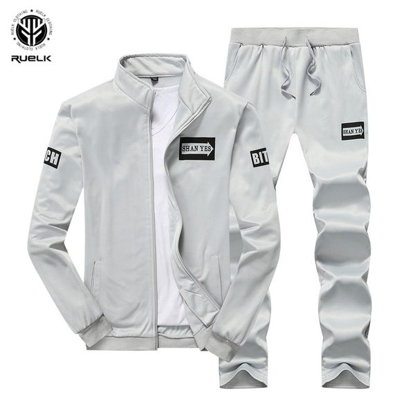 ruelk 2020 fashion new arrival sporting suit men spring brand casual hoodies two pieces set sweatshirt+sweatpants mens tracksuit, Gray
ruelk 2020 fashion new arrival sporting suit men spring brand casual hoodies two pieces set sweatshirt+sweatpants mens tracksuit, Gray