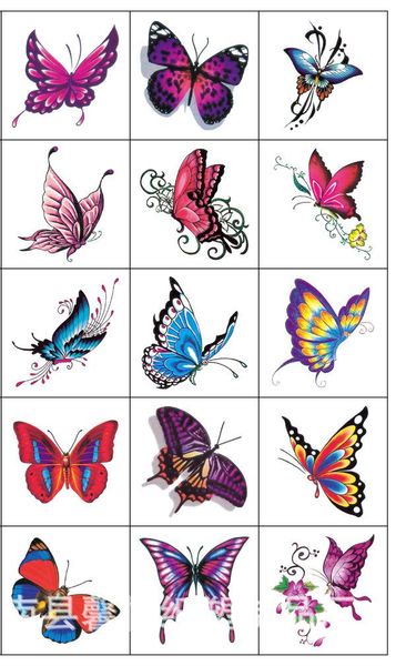 30pcs butterfly pattern tattoo stickers waterproof 30 designs paste quick drying covering scar body painting fake tattoo sticker
30pcs butterfly pattern tattoo stickers waterproof 30 designs paste quick drying covering scar body painting fake tattoo sticker