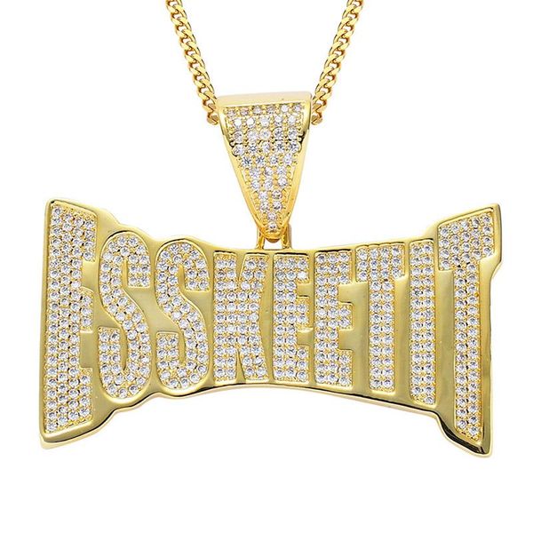 hip hop gold cubic zirconia paved bling iced out esskeetit pendants necklace for men rapper jewelry gift drop shipping
hip hop gold cubic zirconia paved bling iced out esskeetit pendants necklace for men rapper jewelry gift drop shipping