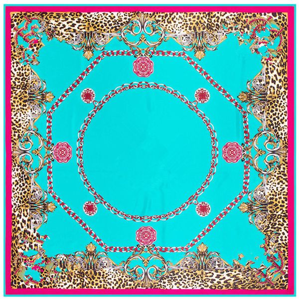 100% twill silk square scarf design leopard woman scarves colors spanish foulard accessory shawls wraps, Blue;gray
100% twill silk square scarf design leopard woman scarves colors spanish foulard accessory shawls wraps, Blue;gray