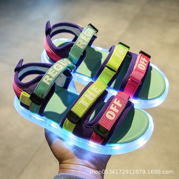 oosxg new waterproof children's boys' luminous shoes and sandals luminous sandals girls' usb charging led colorful lights bea, Black;red
oosxg new waterproof children's boys' luminous shoes and sandals luminous sandals girls' usb charging led colorful lights bea, Black;red