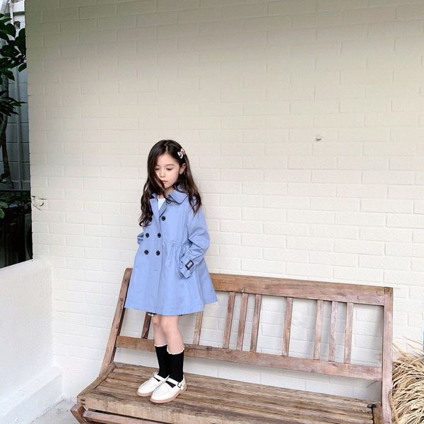 toddler kids girls autumn trench coat solid wind jacket dress outwear autumn winter warm children, Blue;gray
toddler kids girls autumn trench coat solid wind jacket dress outwear autumn winter warm children, Blue;gray