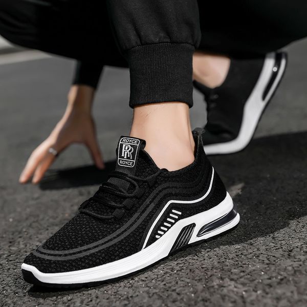 fashion sneakers lightweight men casual shoes breathable male footwear lace up walking shoes air cushion walking jogging, Black
fashion sneakers lightweight men casual shoes breathable male footwear lace up walking shoes air cushion walking jogging, Black